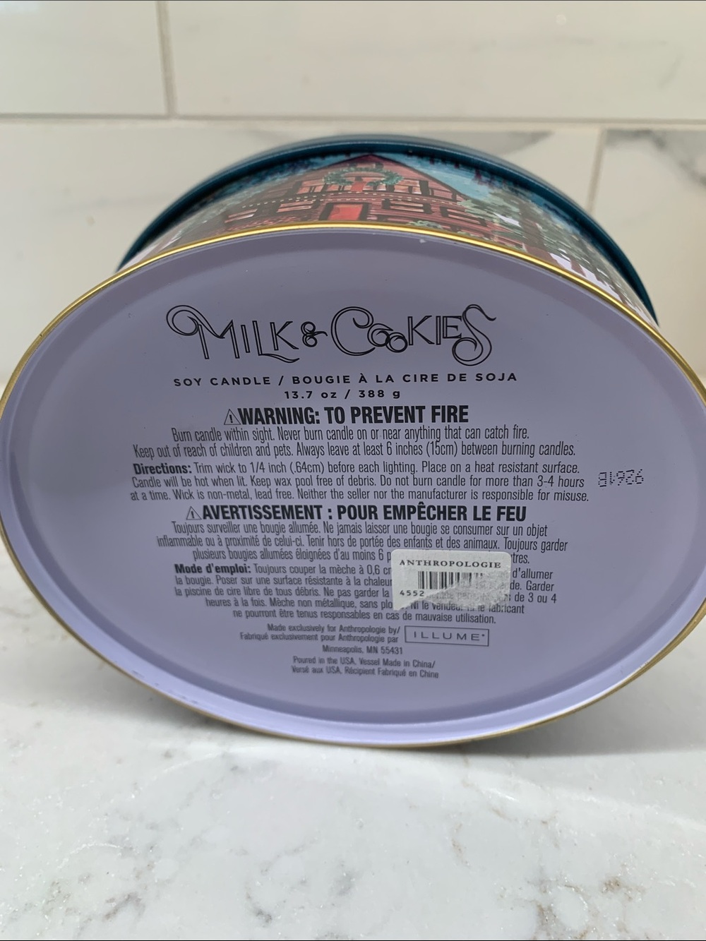 NEW Sold Out Anthropologie Milk & Cookies Candle - Picture 6 of 6